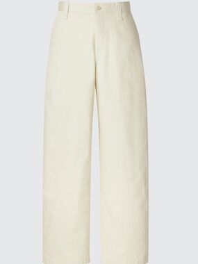 Uniqlo U Wide Fit Chino Pants Sz 29 Natural
